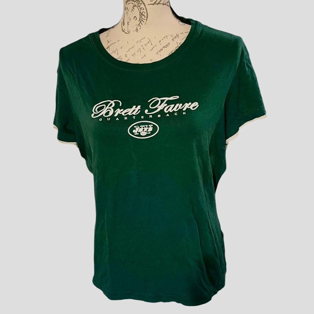 Brett Favre New York Jets T-shirt size XL